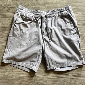 Tori Richard Honolulu Men’s Casual Gray Shorts Size 36 elastic drawstring waist